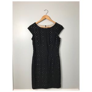 Black & Nude eyelet dress 4